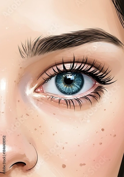 Fototapeta 碧瞳の詩