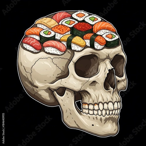 Obraz 脳髄の寿司宴