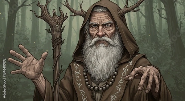 Obraz 森の賢者と枝角