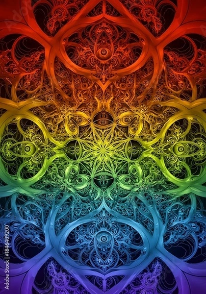Obraz 虹色曼荼羅
