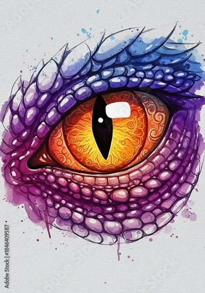 Obraz 竜の瞳の詩