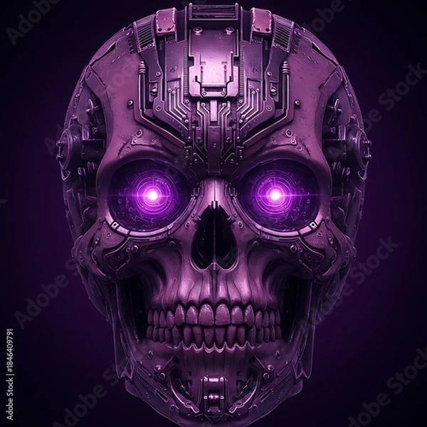 Obraz 紫電の頭蓋