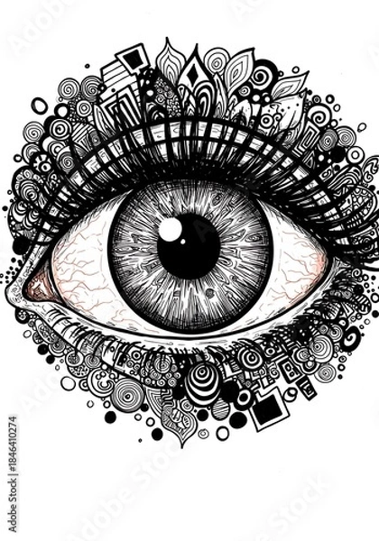 Obraz 曼荼羅の瞳