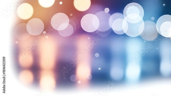 Obraz Bokeh light effect background