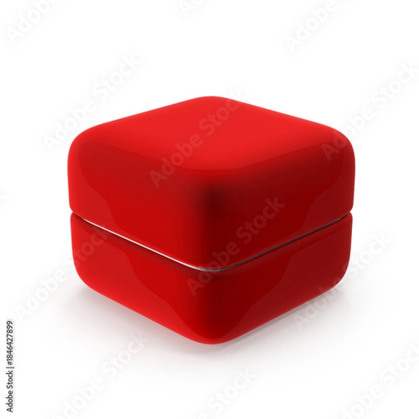 Obraz Elegant Red Gift Box for Special Occasions