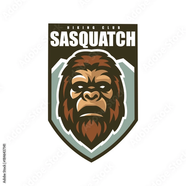 Obraz Bigfoot or sasquatch logo