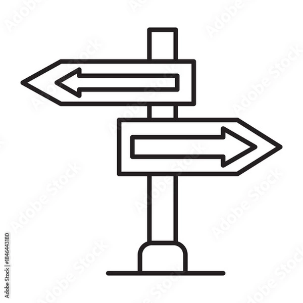 Obraz Directional Sign Icon