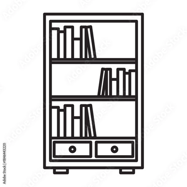Obraz Book Shelf Icon