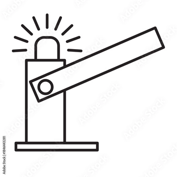 Fototapeta Barrier Icon
