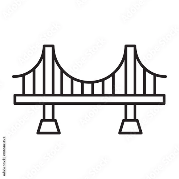Fototapeta Bridge Icon
