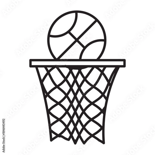 Obraz Basketball Icon