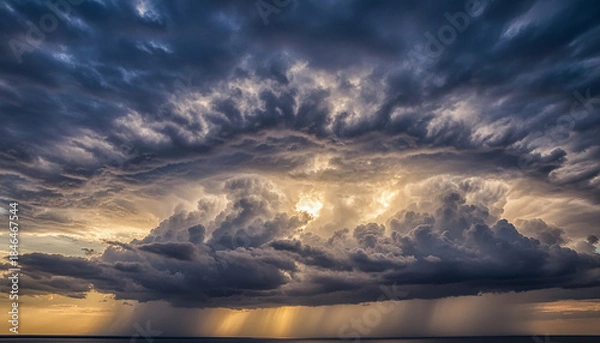 Fototapeta cloud and sun