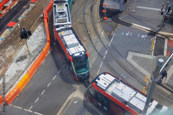 Obraz オーストラリア、シドニーのインナーウェスト・ライトレール（路面電車）