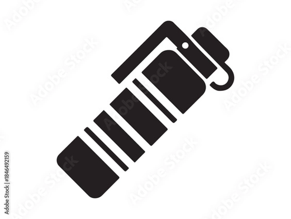 Obraz Fire extinguisher vector illustration.