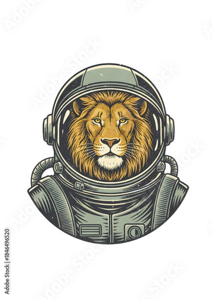 Obraz UN LEONE ASTRONAUTA 