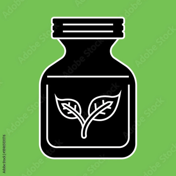 Obraz Herbal Medicine icon desigbn