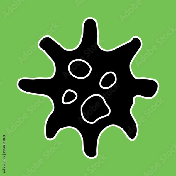 Obraz Bacteria icon desigbn