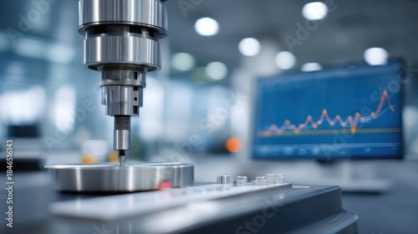 Obraz Innovative Rheometer Testing Viscosity in a Materials Lab