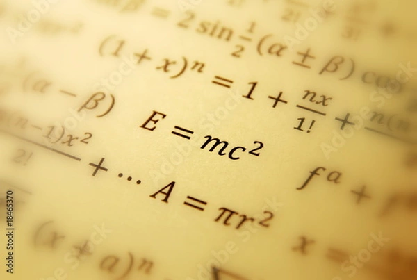 Obraz Formuła względności Einsteina