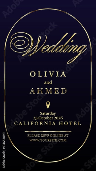 Obraz Wedding Invitation Animation 02