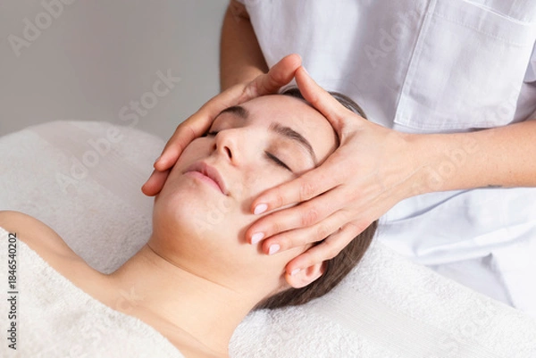 Obraz Massaggi sul volto