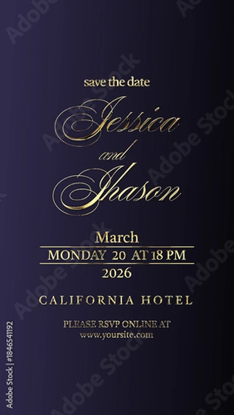 Obraz Wedding Invitation Animation 03