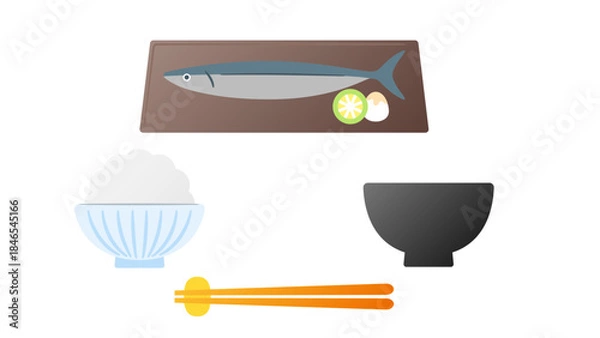 Obraz シンプルな和食