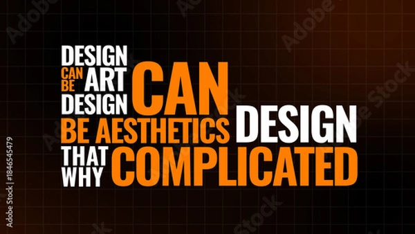 Obraz Kinetic Text Animation 02