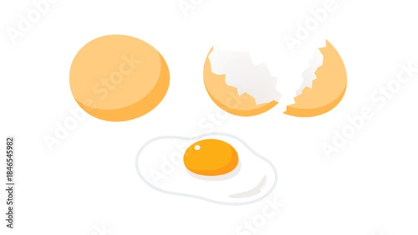 Obraz たまごのイラスト