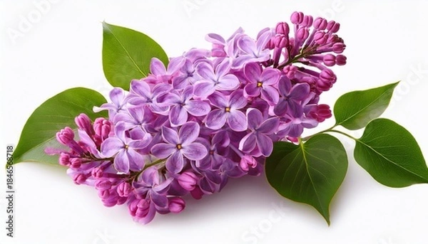 Obraz lilac branch isolated on white background