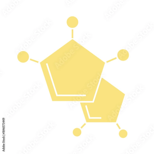 Obraz Molecule icon desigbn