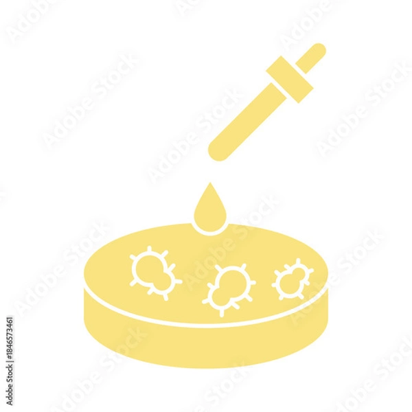 Obraz Petri Dish icon desigbn
