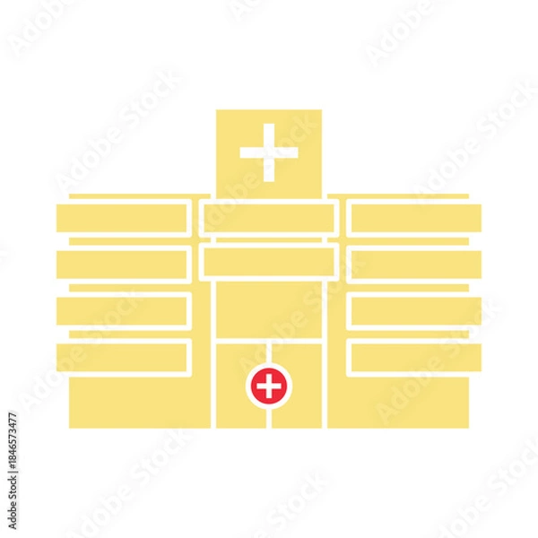 Obraz Hospital icon desigbn