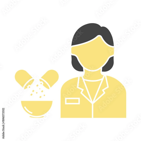 Obraz Pharmacist icon desigbn