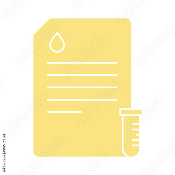 Obraz Blood Test icon desigbn