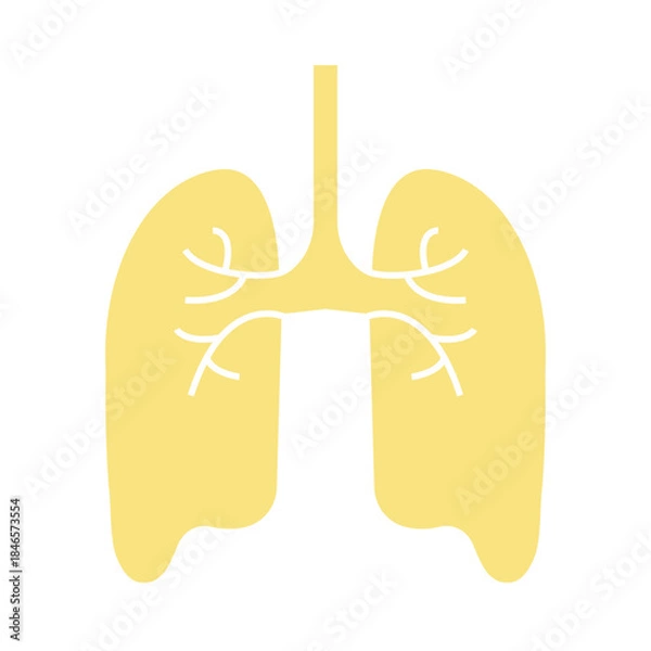 Obraz Lungs icon desigbn