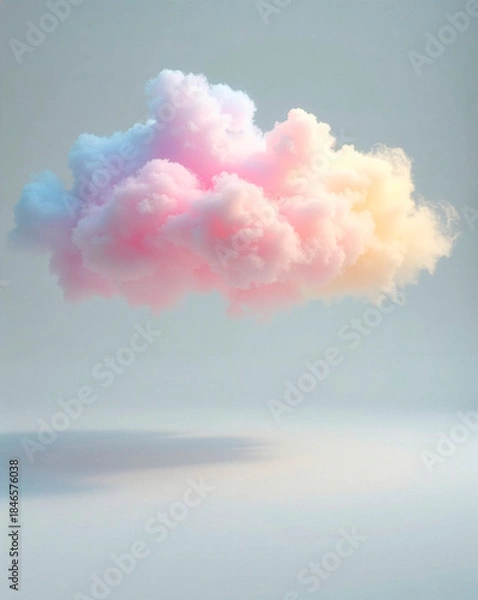 Fototapeta A floating colorful cloud