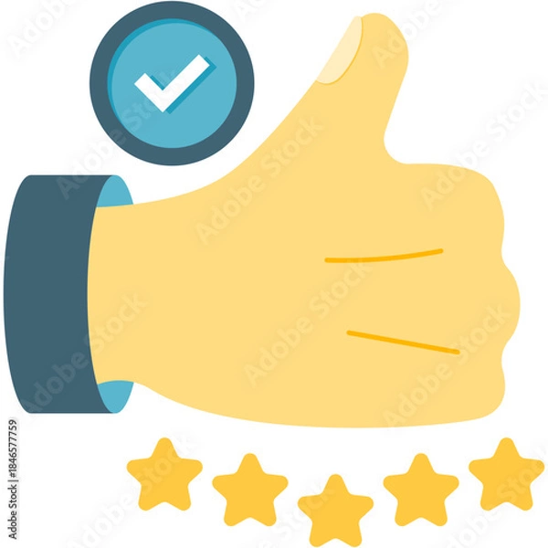 Obraz Thumbs Up illustration