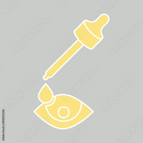 Obraz Eye Drops icon desigbn