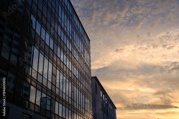 Obraz Modern building along corso Sempione in Milan, Italy