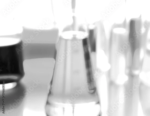 Fototapeta blurred image of test tubes 