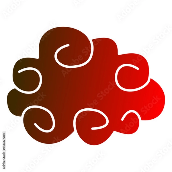 Obraz Chinese Cloud Element Decoration