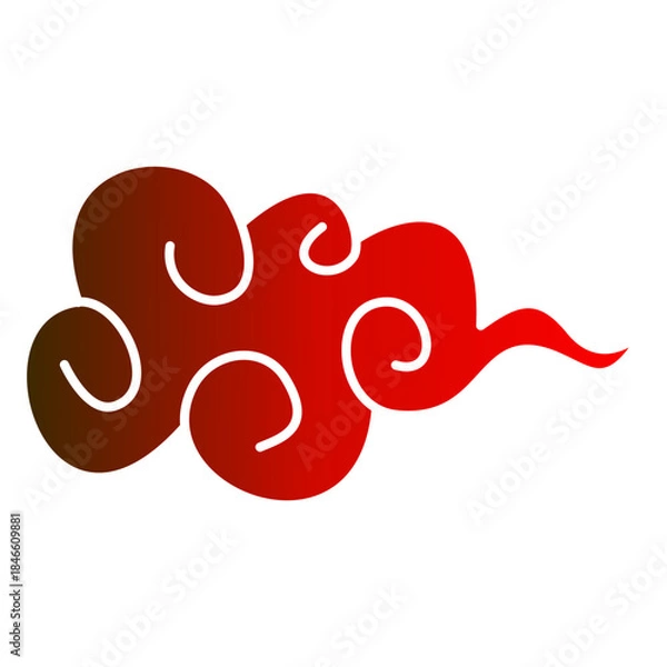 Obraz Chinese Cloud Element Decoration