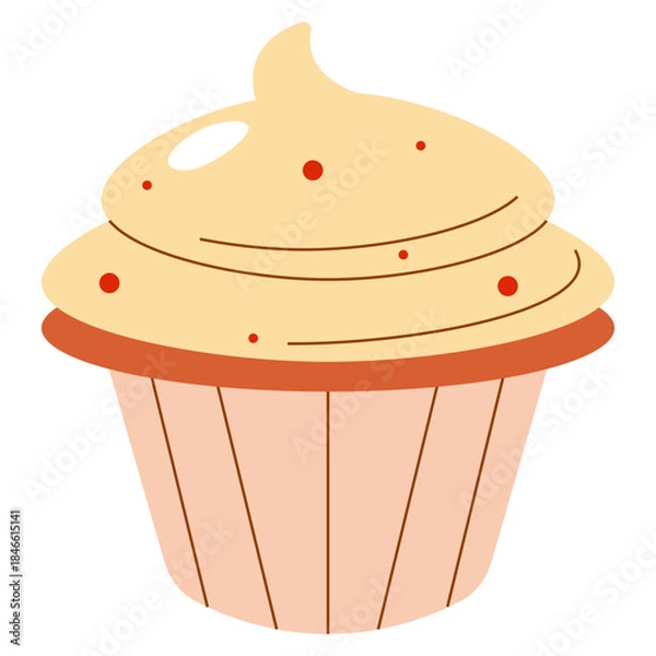 Obraz Cup Cake Illustration