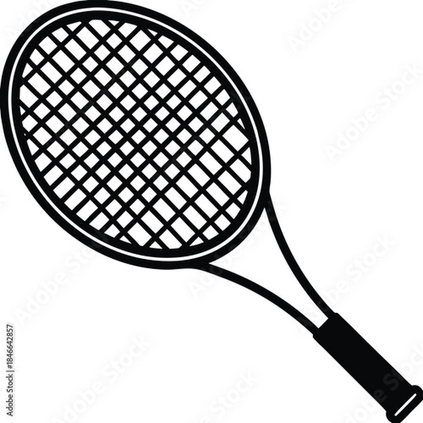 Obraz tennis racket and ball