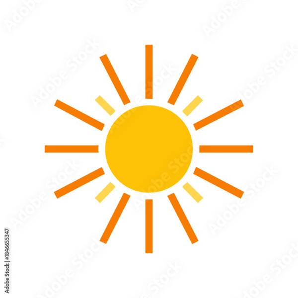 Obraz sun, bright, sunlight, warmth, sky