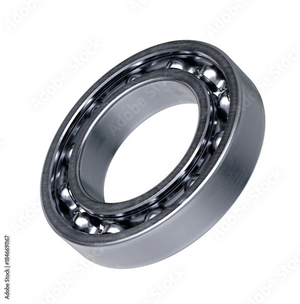 Fototapeta 정밀 강철 볼 베어링 부품 Precision Steel Ball Bearing Component