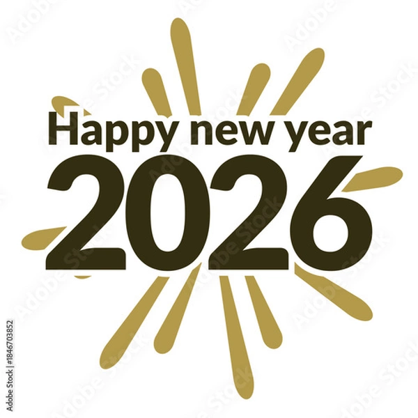 Obraz happy new year, 2026