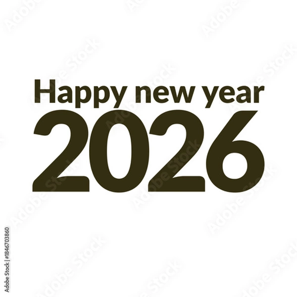 Obraz happy new year, 2026