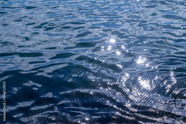 Obraz 水面にキラキラ輝く乱反射